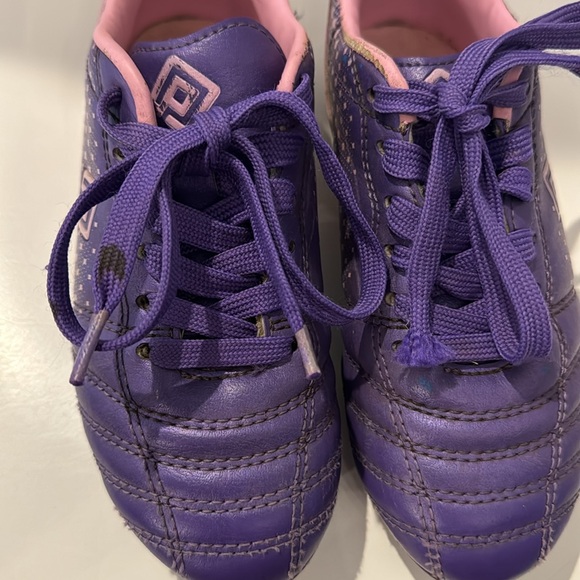 Dream Pairs Superflight 1K Girls Purple/Pink Soccer Cleats - Toddler Size 11 - Picture 6 of 12